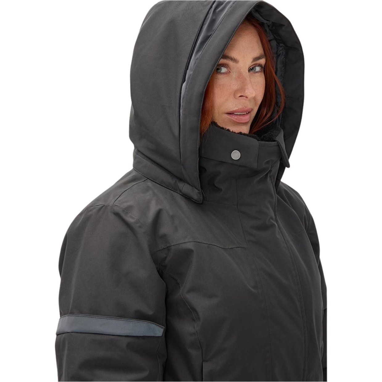 2025 Mountain Horse Damen Königlich Saga Mantel 3471010 - Black
